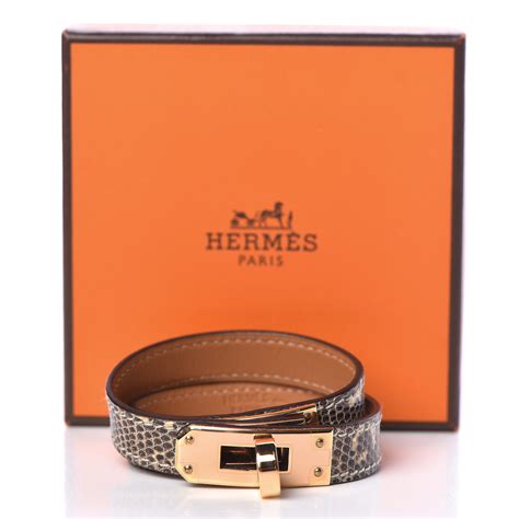 hermes kelly double tour leather bracelet price|Hermes lizard kelly.